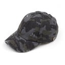 Black Camo C.C® Cotton Ponytail Criss Cross Caps by Truly Contagious