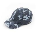 Blue Camo C.C® Cotton Ponytail Criss Cross Caps by Truly Contagious