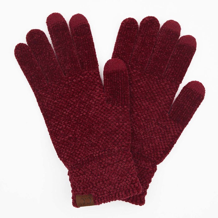 C.C® Chenille Women Unisex Touchscreen Gloves by Truly Contagious