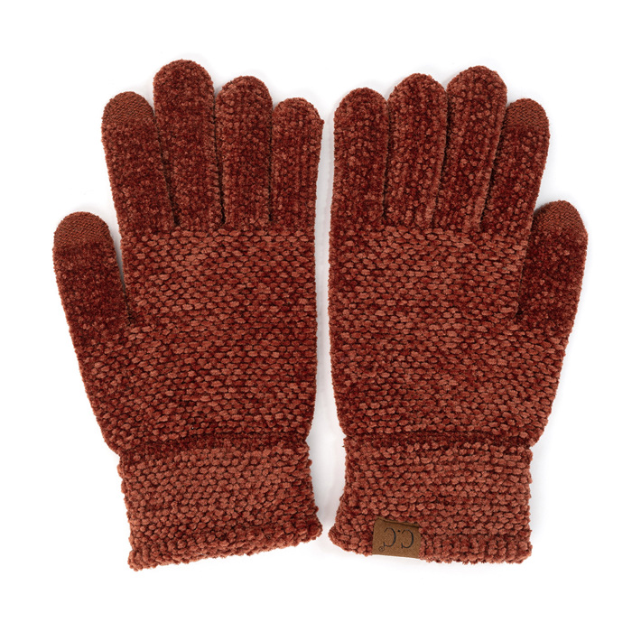 C.C® Chenille Women Unisex Touchscreen Gloves by Truly Contagious