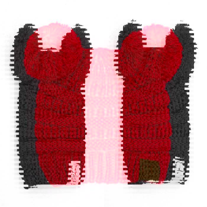 C.C® Baby Beanie Yarn Pom Pom Hats by Truly Contagious