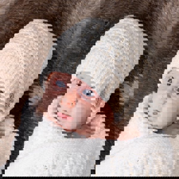 新品】Cash Baby Beanie Natural キャッシュベイビー ビーニー, Black