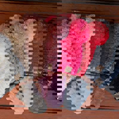 C.C® Baby Pom Pom Beanie and Mittens Set by Truly Contagious