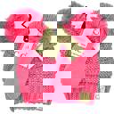 New Candy Pink - Newborn - 12 Month C.C® Baby Pom Pom Beanie and Mittens Set by Truly Contagious