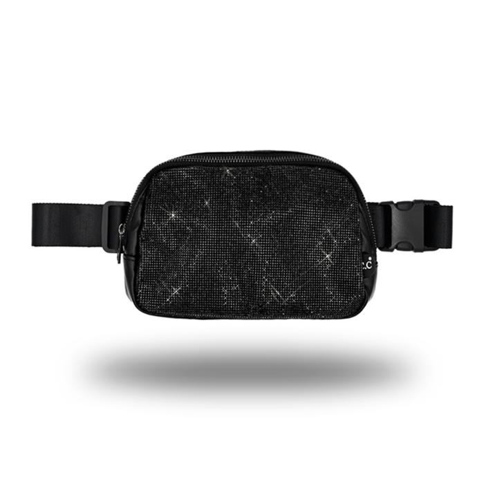 C.C® Brand Rhinestone Fanny Pack -Cross Body Bag by Truly Contagious