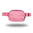 Pink Rhinestone C.C® Brand Rhinestone Fanny Pack -Cross Body Bag by Truly Contagious