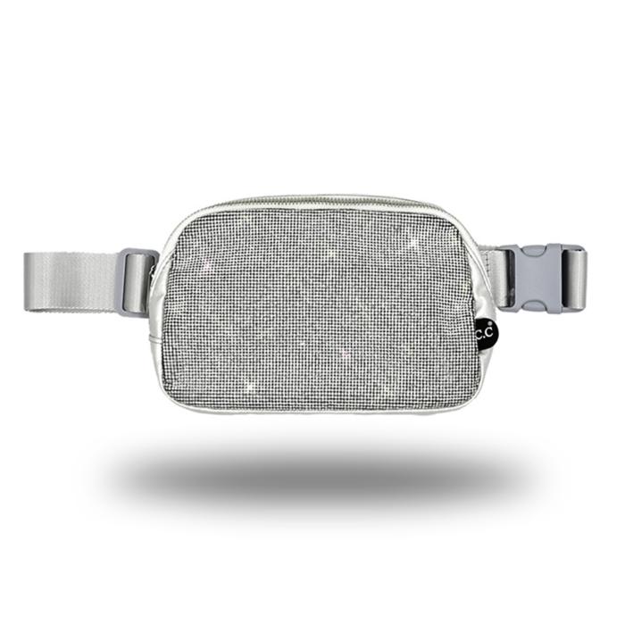 C.C® Brand Rhinestone Fanny Pack -Cross Body Bag by Truly Contagious