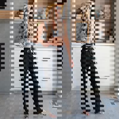 Belted Flowy Beach Pants - Lightweight by Truly Contagious