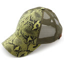 Avocado - Youth - Adult C.C® Popular Pattern Messy Bun Pony Cap Trucker Hats by Truly Contagious