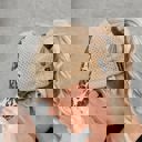 Beige C.C® Cap Leopard Ponytail Women Hats by Truly Contagious