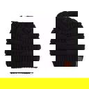 Black C.C® Beanie Criss-Cross Pony Hats by Truly Contagious
