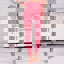 Coral - Pant Size 0-8 Comfy Non-Lined Leggings - Lightweight Perfect Fit