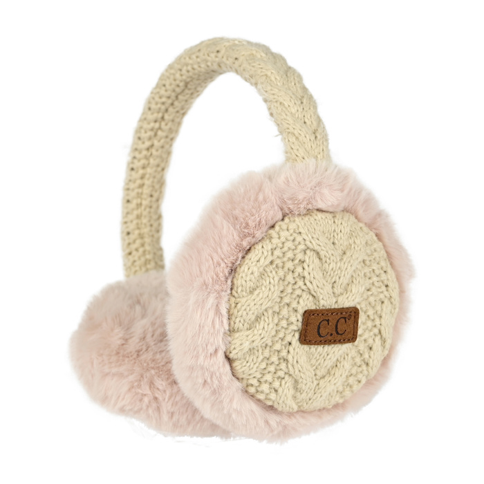 C.C® Cable Knit Earmuffs by Truly Contagious