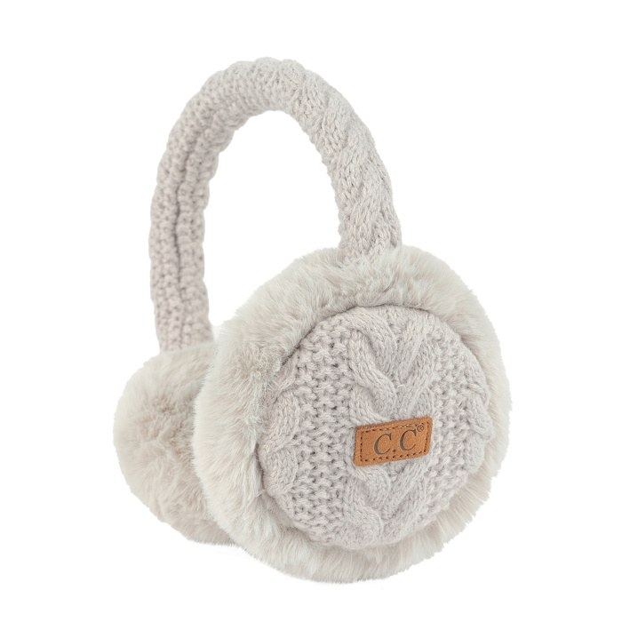 C.C® Cable Knit Earmuffs by Truly Contagious