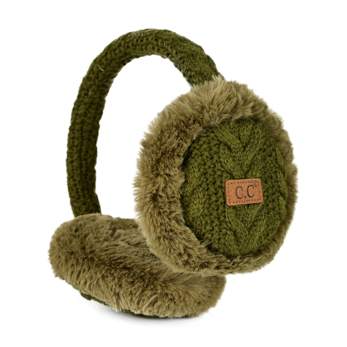 C.C® Cable Knit Earmuffs by Truly Contagious