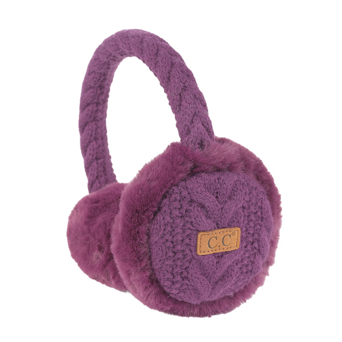 C.C® Cable Knit Earmuffs by Truly Contagious