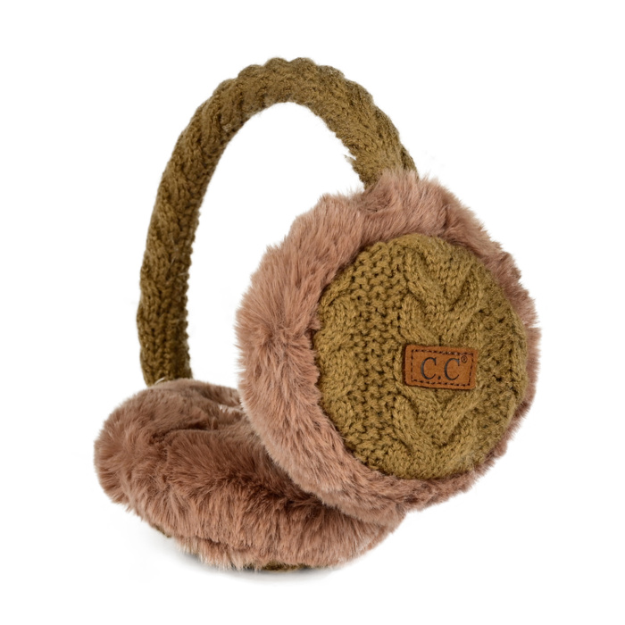 C.C® Cable Knit Earmuffs by Truly Contagious