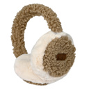 Camel/Ivory C.C® Faux Plush Sherpa Earmuffs by Truly Contagious