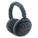 Dark Grey C.C® Faux Plush Sherpa Earmuffs by Truly Contagious