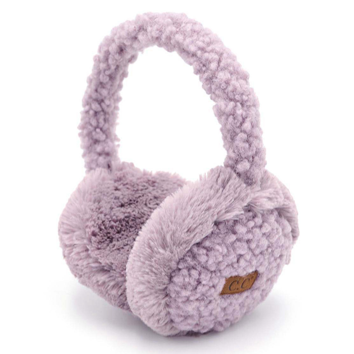 C.C® Faux Plush Sherpa Earmuffs by Truly Contagious