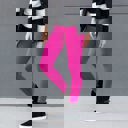 Fuchsia - Pant Size 0-8 Slimming High Waist Leggings | Non-Lined ( Sofra )