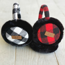  C.C® Buffalo Plaid Adjustable Earmuffs by Truly Contagious