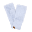 Blue C.C® Plush Fingerless Glove By Truly Contagious