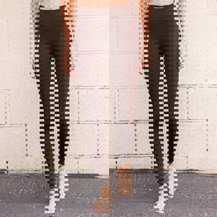 Slimming Fleece Lined Leggings- Truly Contagious