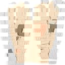 New Beige - ADULT (10" TOTAL) C.C® Gloves Phone Touchscreen Tech Unisex, Adult Junior by Truly Contagious