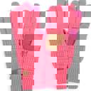 New Candy Pink - ADULT (10" TOTAL) C.C® Gloves Phone Touchscreen Tech Unisex, Adult Junior by Truly Contagious