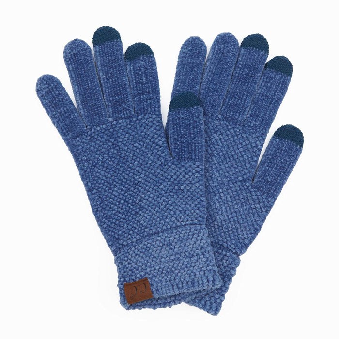 C.C® Chenille Women Unisex Touchscreen Gloves by Truly Contagious