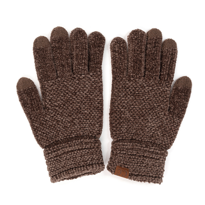 C.C® Chenille Women Unisex Touchscreen Gloves by Truly Contagious