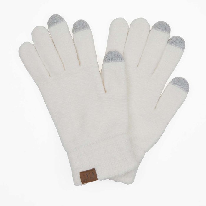 C.C® Chenille Women Unisex Touchscreen Gloves by Truly Contagious