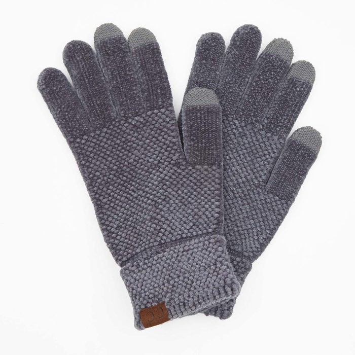 C.C® Chenille Women Unisex Touchscreen Gloves by Truly Contagious