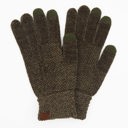 New Olive C.C® Chenille Women Unisex Touchscreen Gloves by Truly Contagious