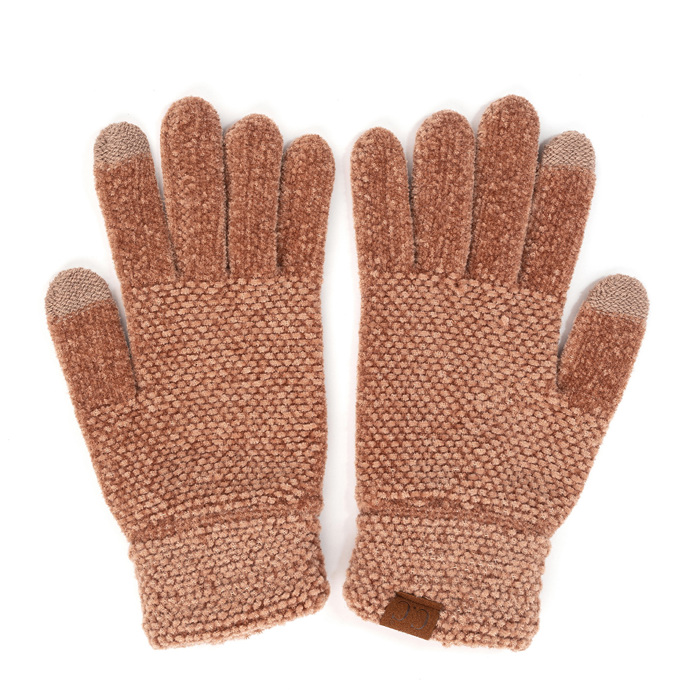 C.C® Chenille Women Unisex Touchscreen Gloves by Truly Contagious
