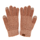 Nude C.C® Chenille Women Unisex Touchscreen Gloves by Truly Contagious