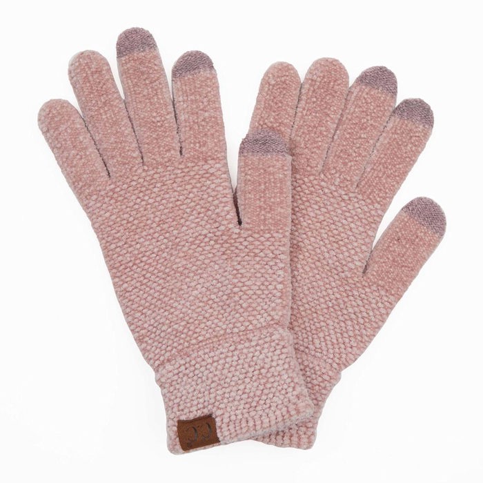 C.C® Chenille Women Unisex Touchscreen Gloves by Truly Contagious
