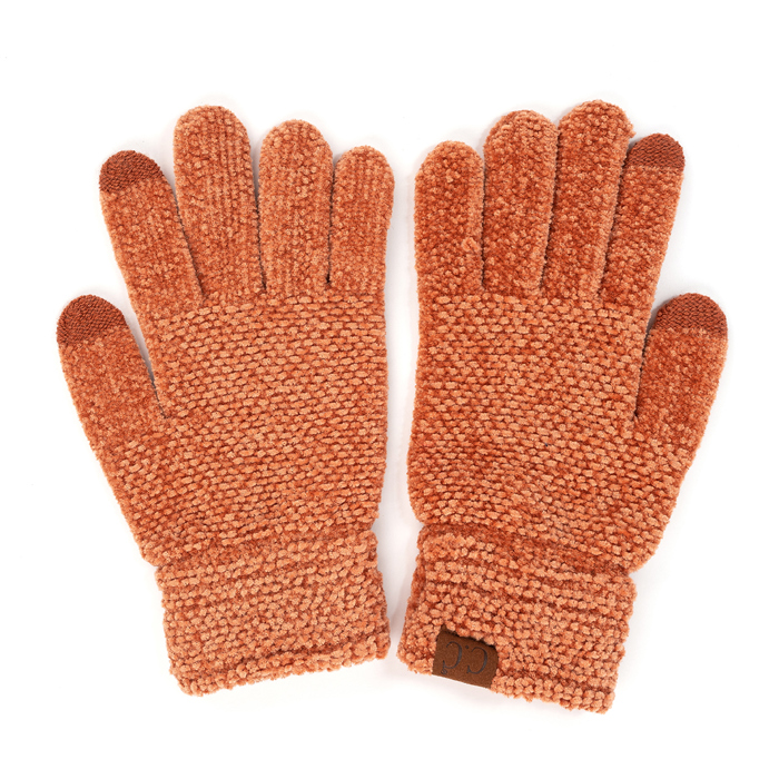C.C® Chenille Women Unisex Touchscreen Gloves by Truly Contagious