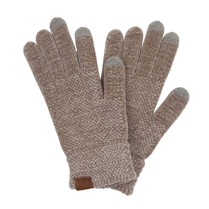 C.C® Chenille Women Unisex Touchscreen Gloves by Truly Contagious