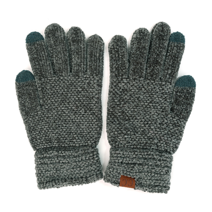 C.C® Chenille Women Unisex Touchscreen Gloves by Truly Contagious