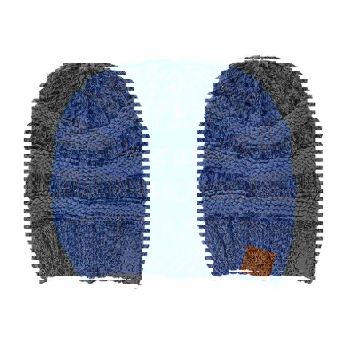 C.C® Beanie Cozy Metallic Cable Knit Skully Hats by Truly Contagious