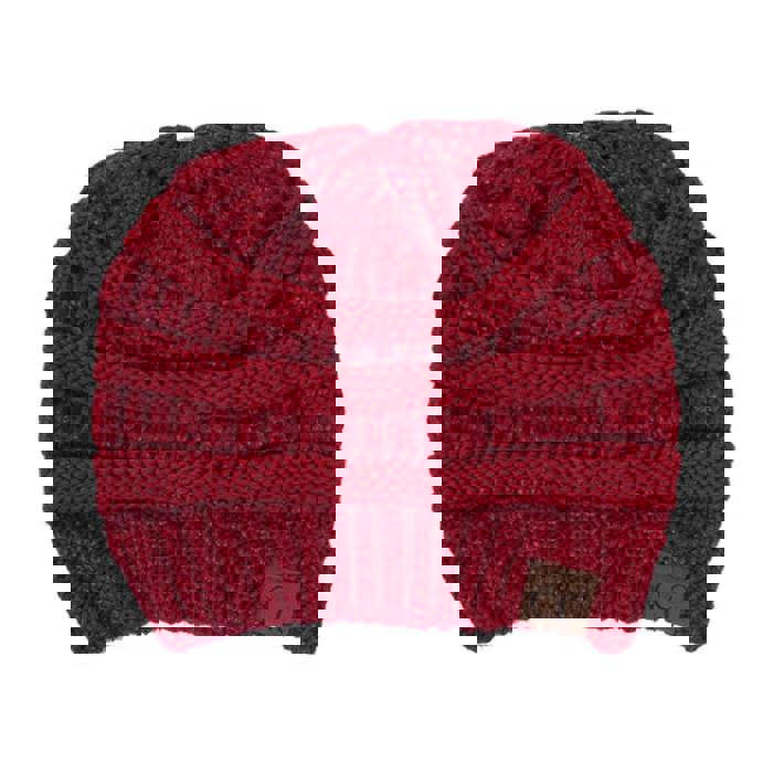 C.C® Beanie Cozy Metallic Cable Knit Skully Hats by Truly Contagious