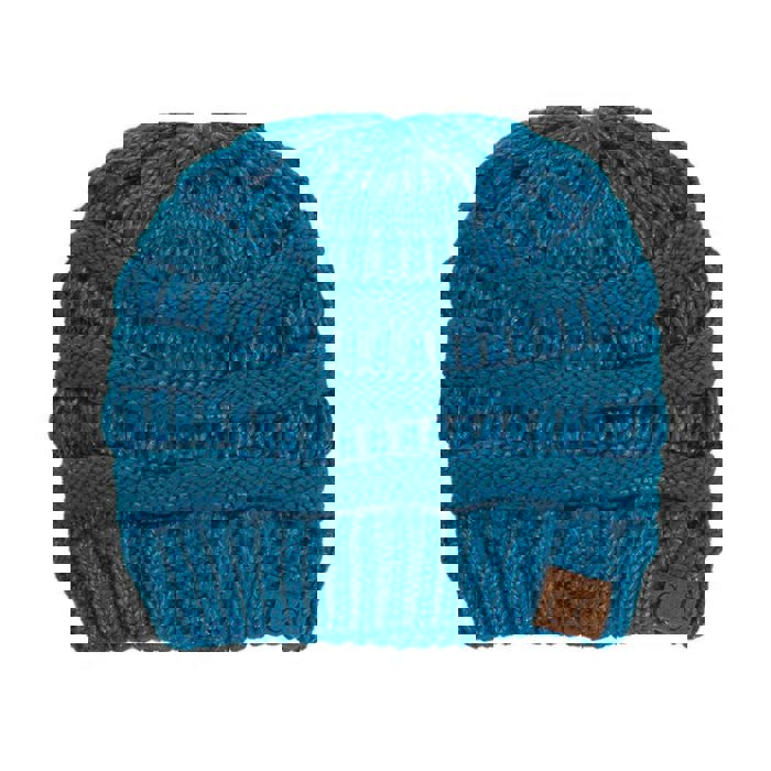 C.C® Beanie Cozy Metallic Cable Knit Skully Hats by Truly Contagious