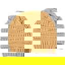 Camel | Youth - Adult C.C® Beanie Popular Lined Cable Knit Skully Hats by Truly Contagious