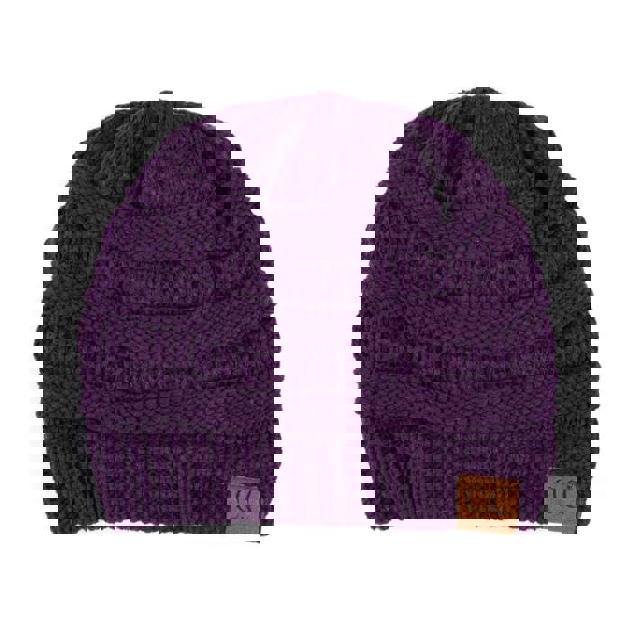 C.C® Beanie Popular Lined Cable Knit Skully Hats by Truly Contagious