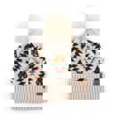 Beige | Youth - Adult C.C® Beanie Southwestern Pom Hats by Truly Contagious