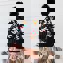 Black | Youth - Adult C.C® Beanie Southwestern Pom Hats by Truly Contagious