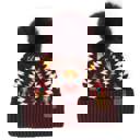 Dark Berry | Youth - Adult C.C® Beanie Southwestern Pom Hats by Truly Contagious