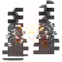 Dark Grey | Youth - Adult C.C® Beanie Southwestern Pom Hats by Truly Contagious